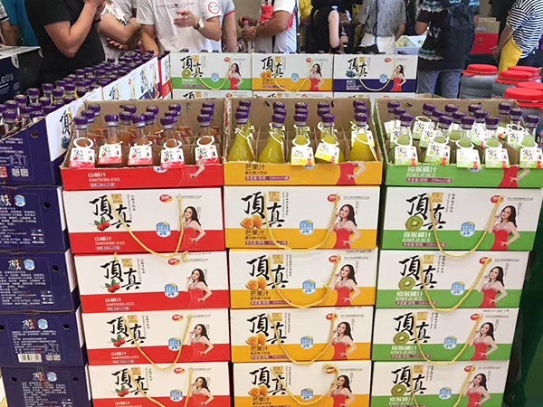 安徽安慶時代酒業(yè)有限責(zé)任公司代理頂真食品果汁案例